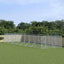 Outdoor Dog Kennel Silver 4x16x2 m