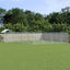 Outdoor Dog Kennel with Roof Silver 10x8x2.5 m