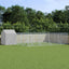 Andala Pets Outdoor Dog Kennel with Roof Silver 10x6x2.5 m Galvanised Steel