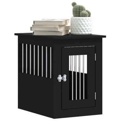 Dog Crate Furniture Black 45X62X59cm