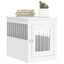 Dog Crate Furniture White 55X75X65cm