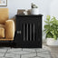 Dog Crate Furniture Black 55X75X65cm