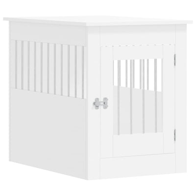 Andala Pets Dog Crate Furniture White 55x80x68 cm Engineered Wood