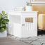 Andala Pets Dog Crate Furniture White 55x80x68 cm Engineered Wood
