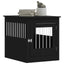 Dog Crate Furniture Black 64.5X80X71cm
