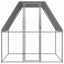 Chicken Coop Silver And Grey 2X2X2 M