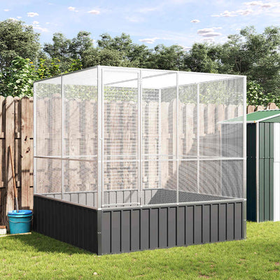 Aviary Silver 211X207X212cm