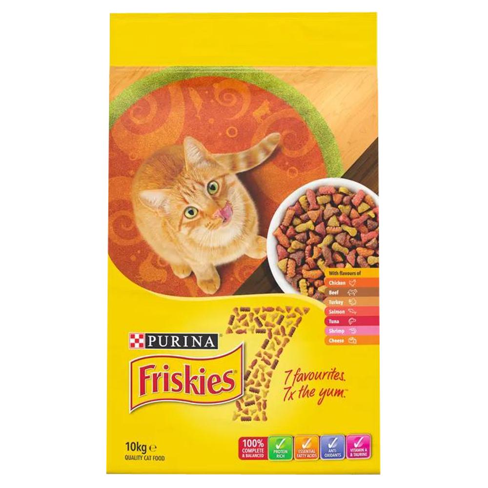 Purina Friskies 7 Flavours Cat Food 10kg