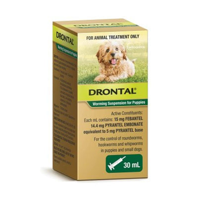 Drontal Wormers Puppy Worming Suspension 30ml