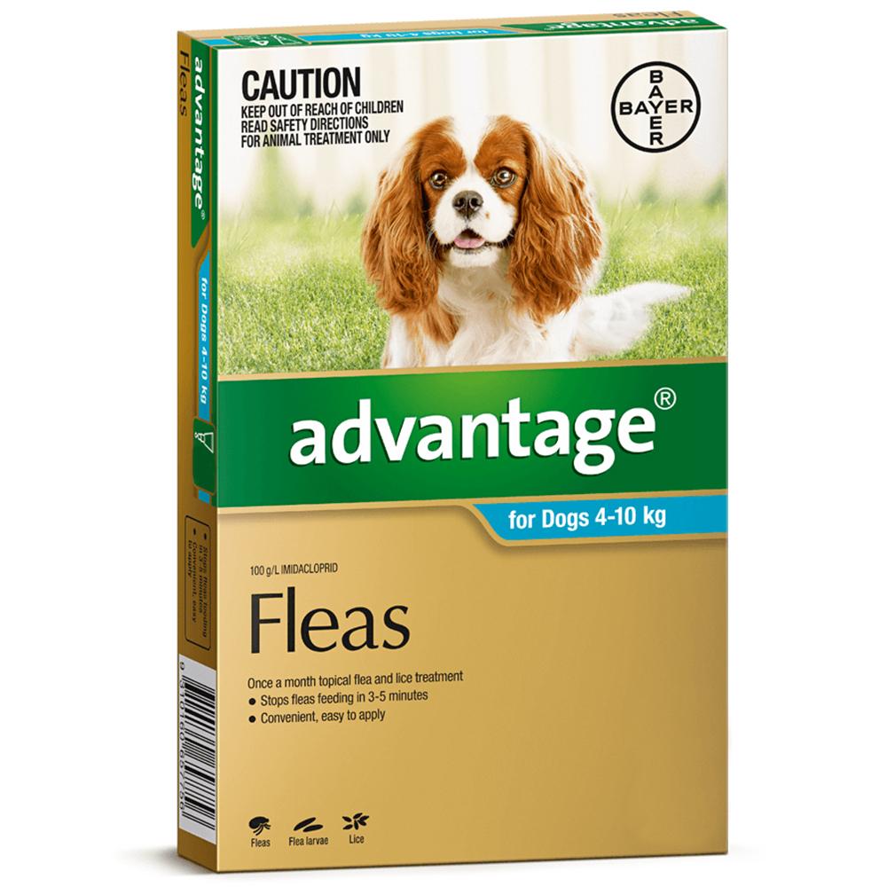 Advantage For Dogs 4-10kg 6 Pack