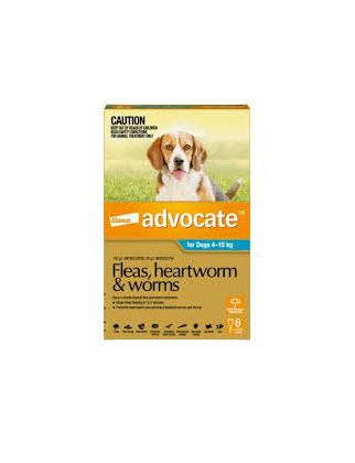Advocate For Dogs 4 To 10kg (Medium Dogs) Aqua 6 Pack