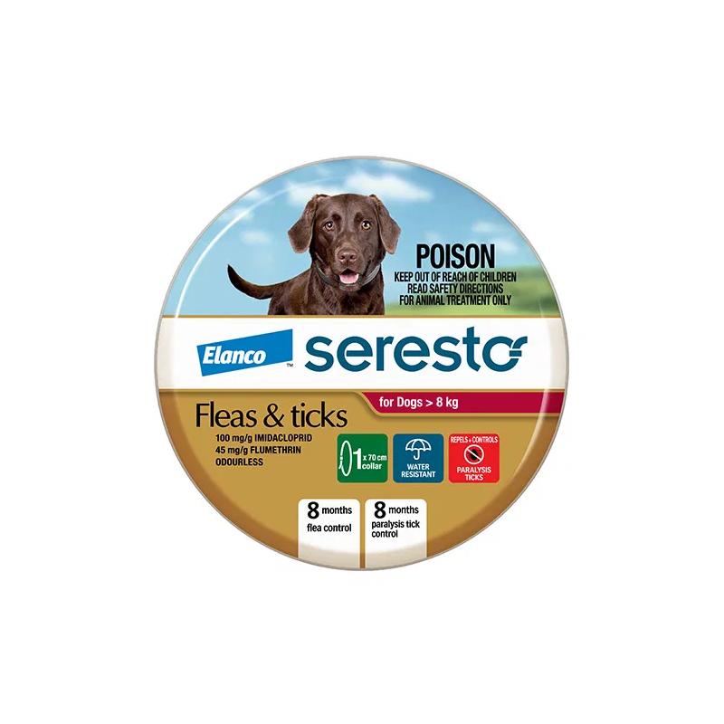 Bayer Seresto Flea And Tick Collar For Dogs Over 8kg