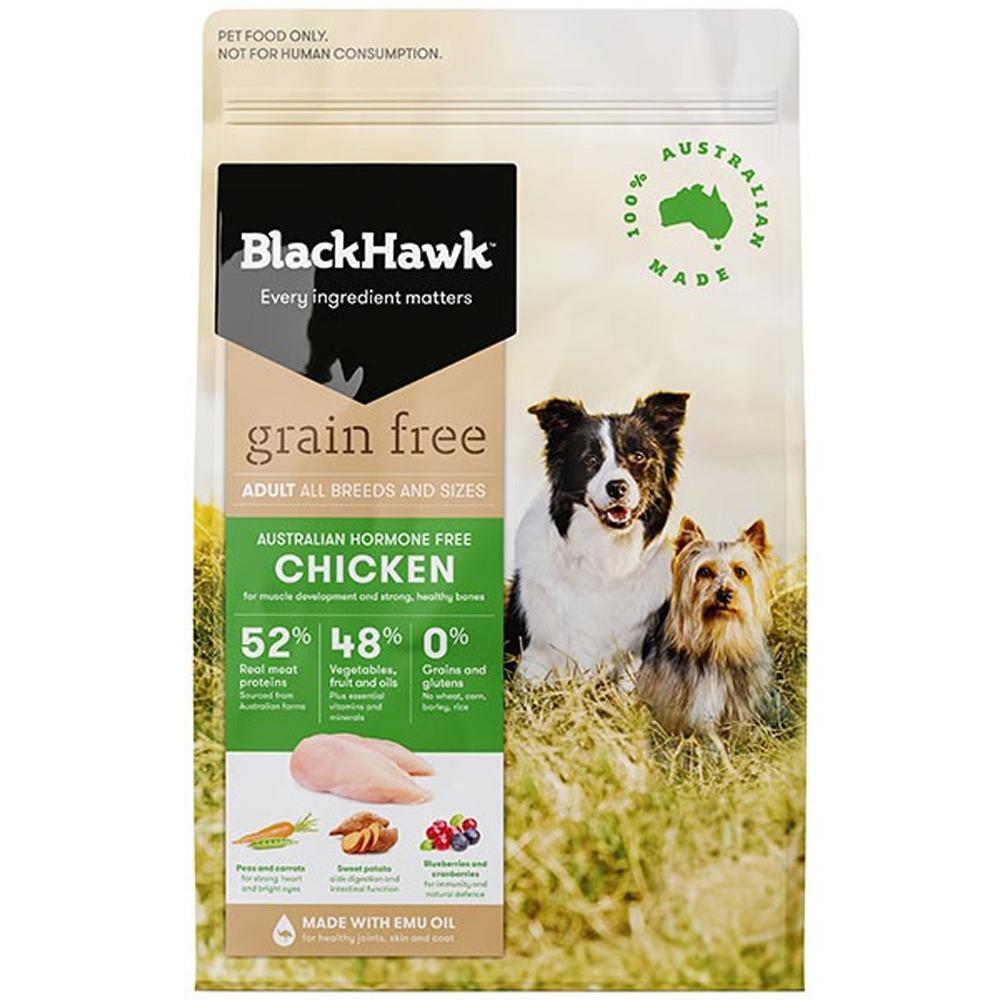 Black Hawk Grain Free Adult Chicken Dry Dog Food - 7kg