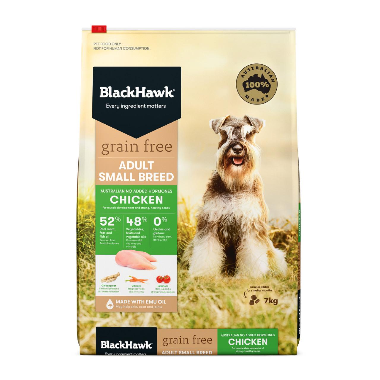 Black Hawk Grain Free Chicken Small Breed Dry Dog Food 7kg