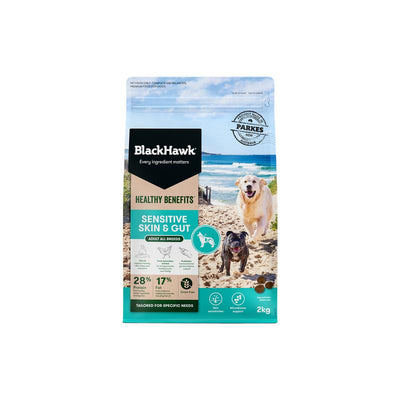 Black Hawk Healthy Benefits Sensitive Gut Dry Dog Food 2kg