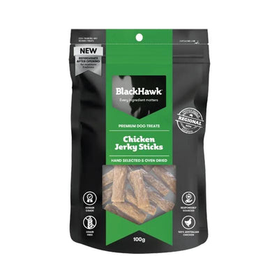 Black Hawk Chicken Jerky Stick Treats For Dogs