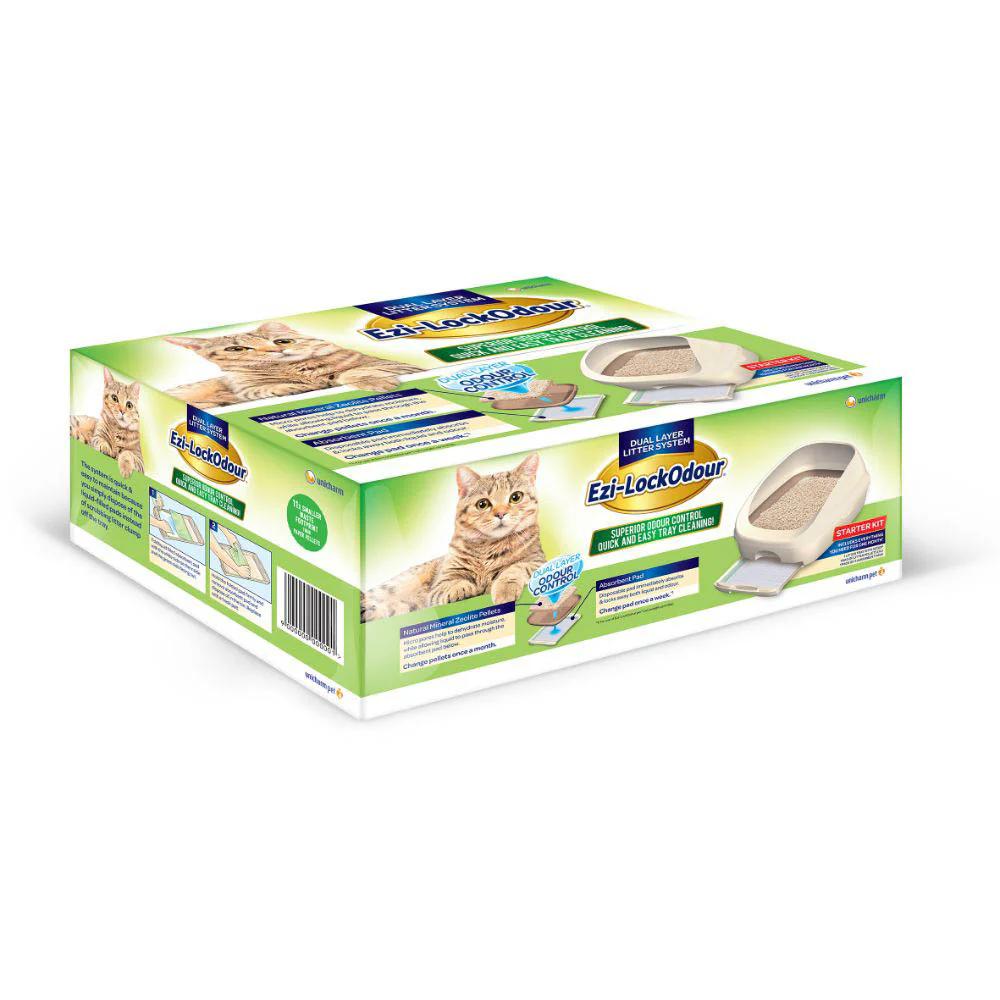 Ezi-Lockodour Cat Litter System Kit