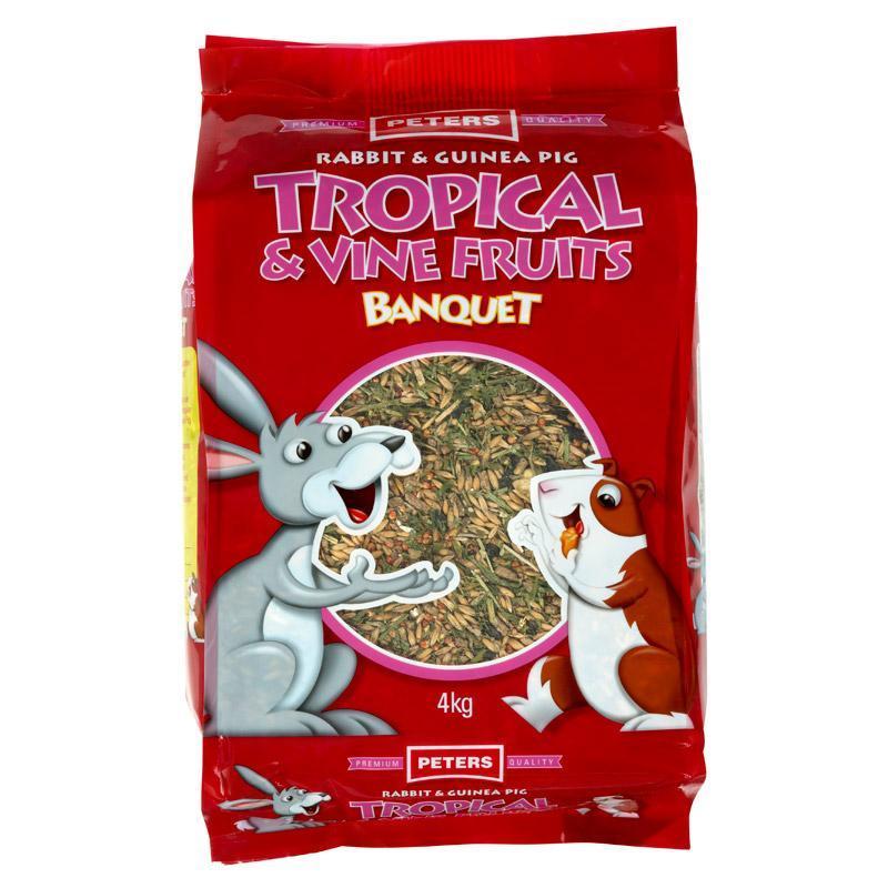 Peters Tropical & Vine Fruit Medley Rabbit And Guinea Pig Food Mix 20kg