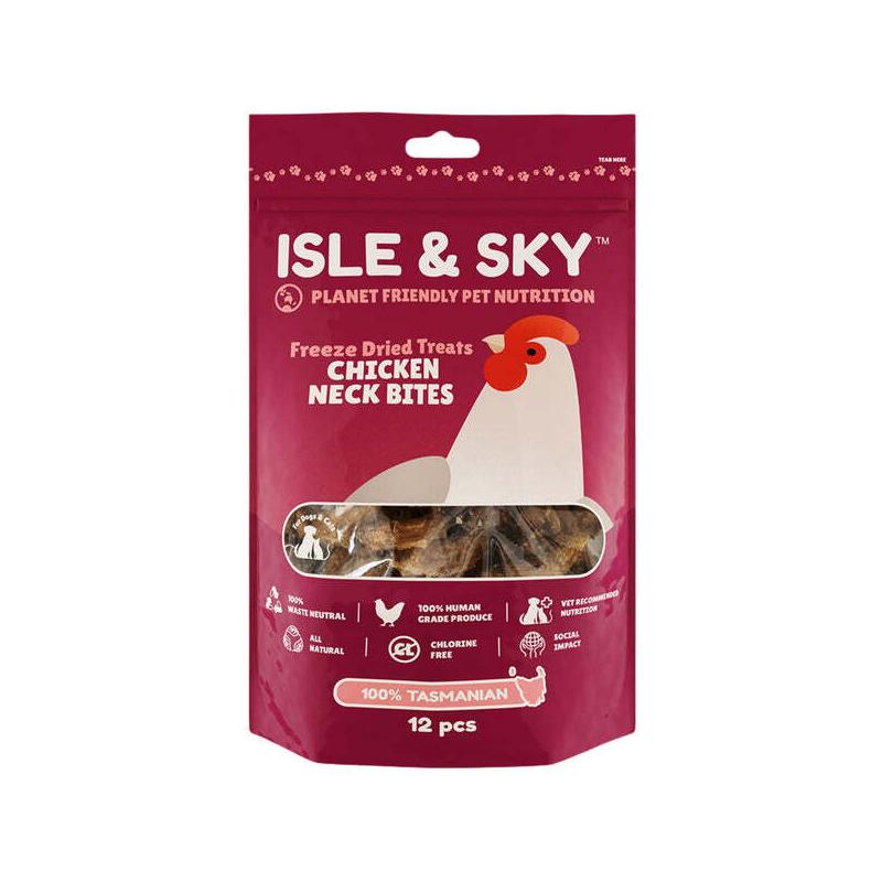 Isle And Sky Chicken Neck Bites Small 12Pcs