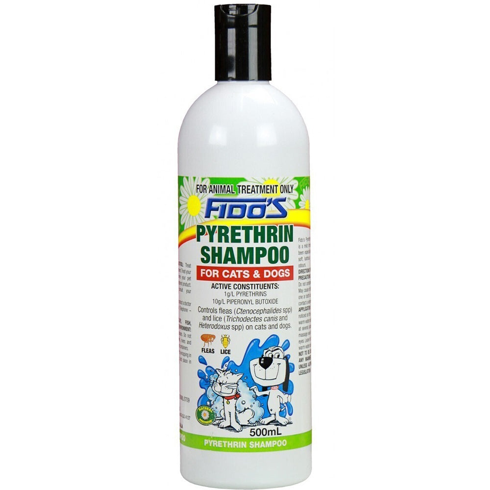 Fido's Pyrethrin Shampoo 500ml - Free Shipping