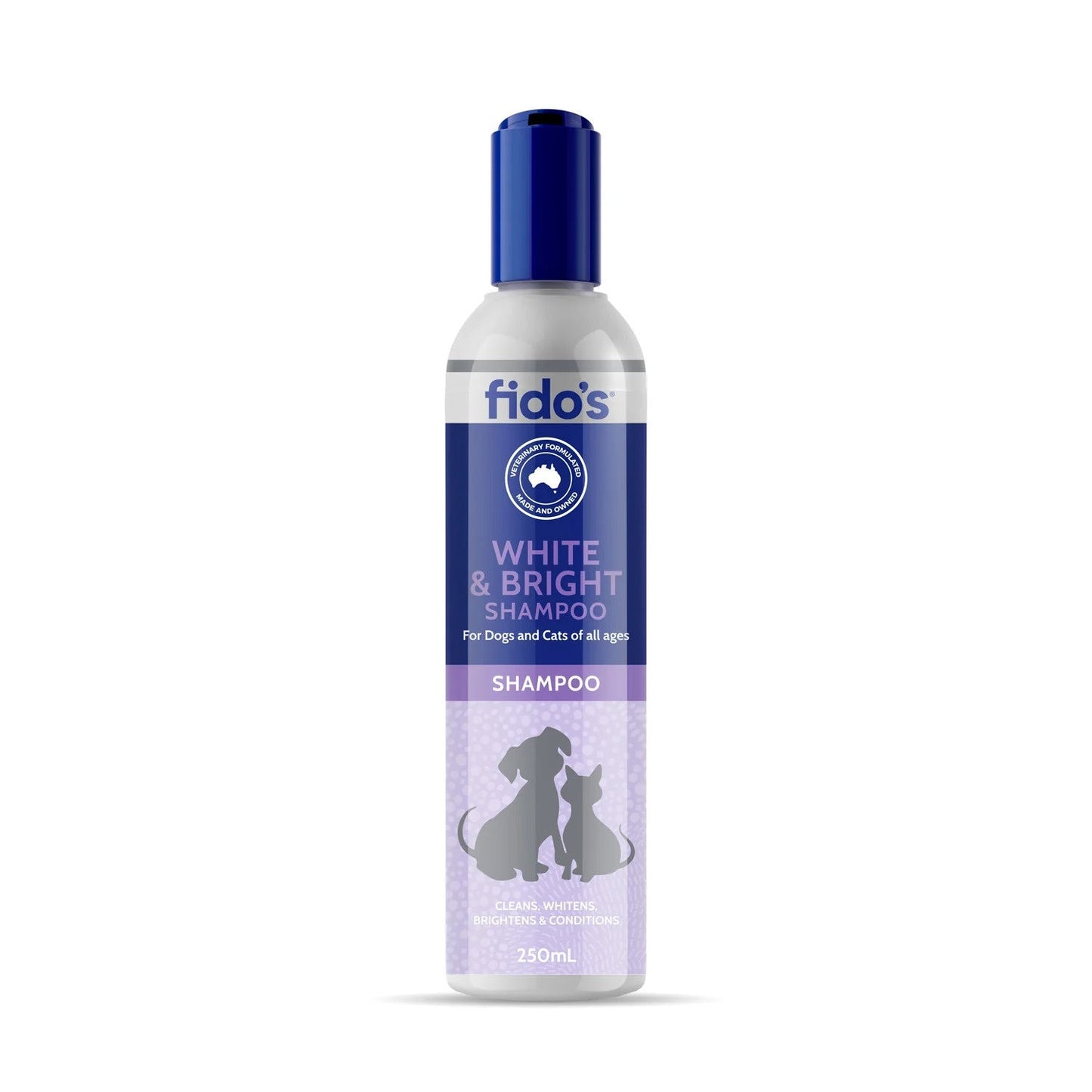 Fido's White and Bright Shampoo 250ml - Free Shipping