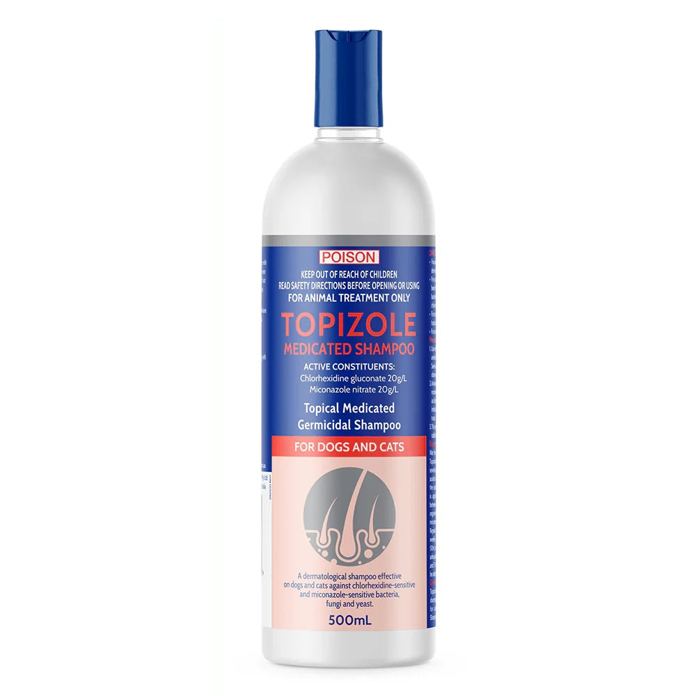 Fido's Topizole Medicated Shampoo 500ml - Free Shipping