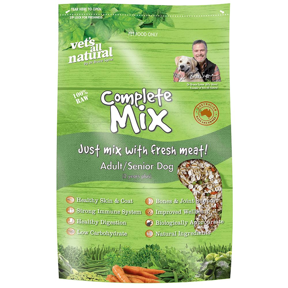 Vets All Natural Complete Mix Adult & Senior Dry Dog Food - 15kg