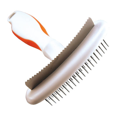 Wahl Orange-White 2 In 1 Rake And Shedding Blade