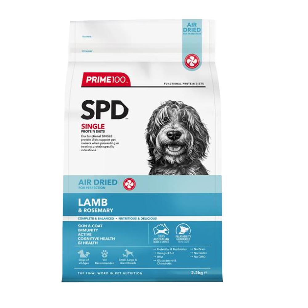 Prime100 Spd Air Dried Lamb & Rosemary 2.2kg