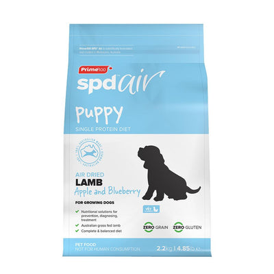Prime100 Spd Air Dried Puppy Lamb, Apple & Blueberry 2.2kg