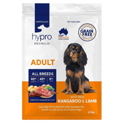 Hypro Premium Grain Free Kangaroo & Lamb Dry Dog Food 20kg