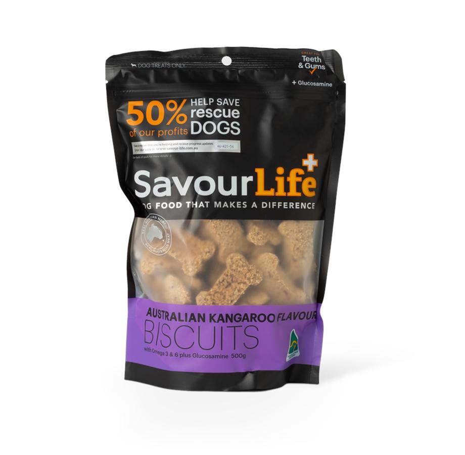 Savourlife Australian Kangaroo Biscuits Dog Treats 500g