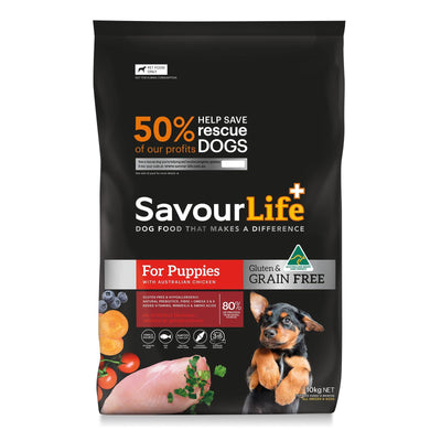 Savourlife Grain Free Dry Puppy Food Chicken 10kg