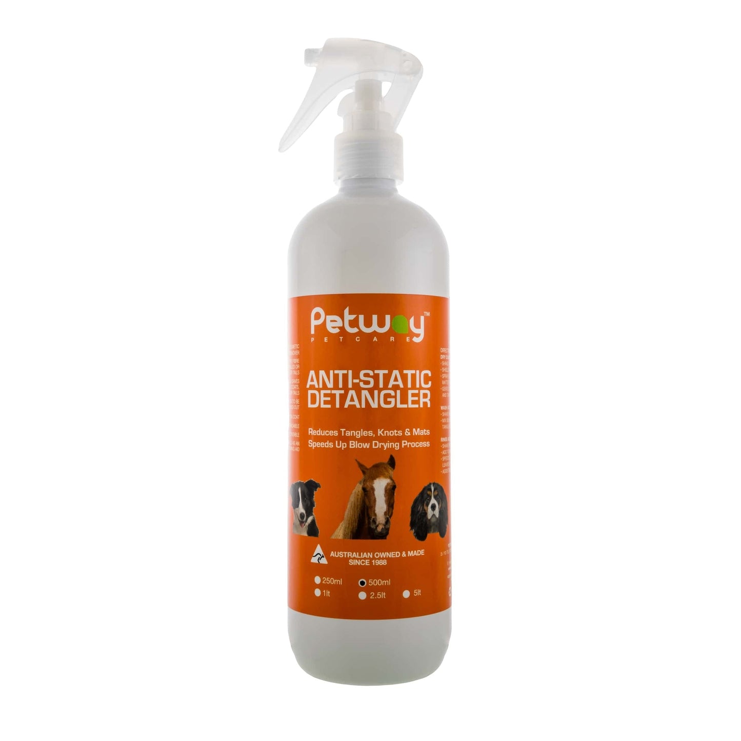 Petway Petcare Anti Static Detangler 500ml - Free Shipping
