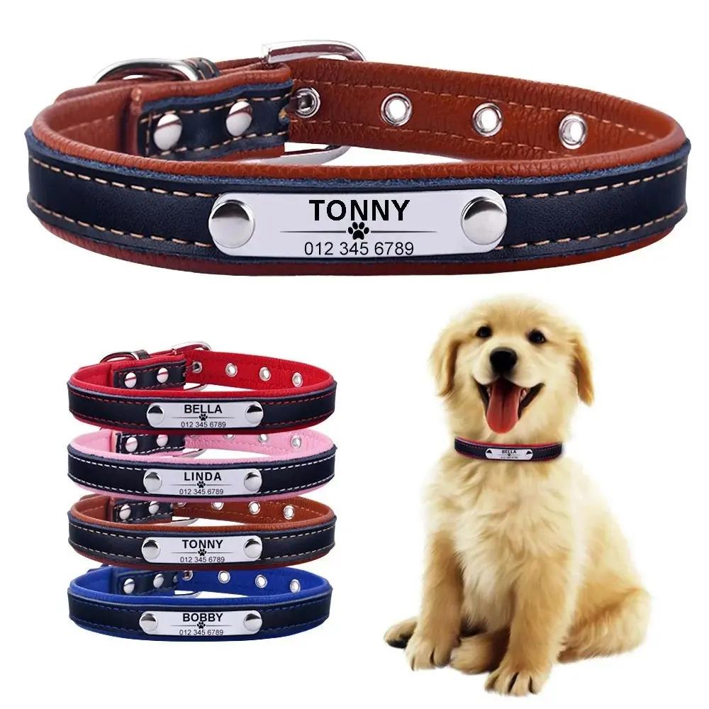 Mog & Bone Leather, Brass & Rope Dog Collar Small