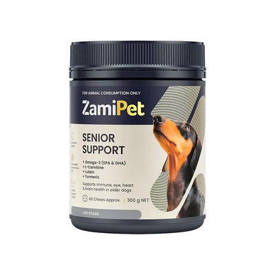 Zamipet Senior Support Chews 300g 60pk