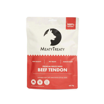 Meatytreaty Beef Tendon Freeze Dried Dog & Cat Treats 70g