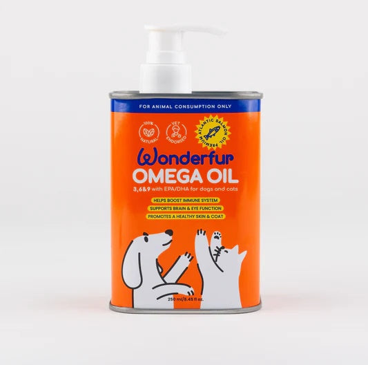 Wonderfur Omega Oil 250ml - Free Shipping
