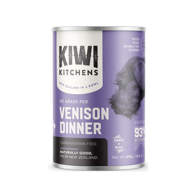 Kiwi Kitchens Canned Dog Food Venison Dinner 9X375g