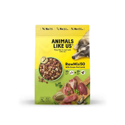 Animals Like Us - Rawmix50 With Grass-Fed Lamb Dog Food 1.8kg