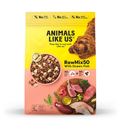 Animals Like Us - Rawmix50 With Ocean Fish Dog Food 1.8kg