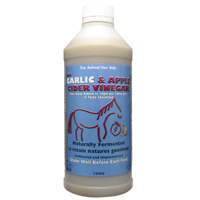 Nrg Garlic & Apple Cider Vinegar Natural Fermented Horse Supplement 1L