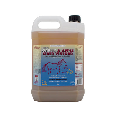 Nrg Garlic & Apple Cider Vinegar Natural Fermented Horse Supplement 5L
