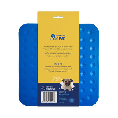 Doggylicious Doggy Butter Lick Pad Blue