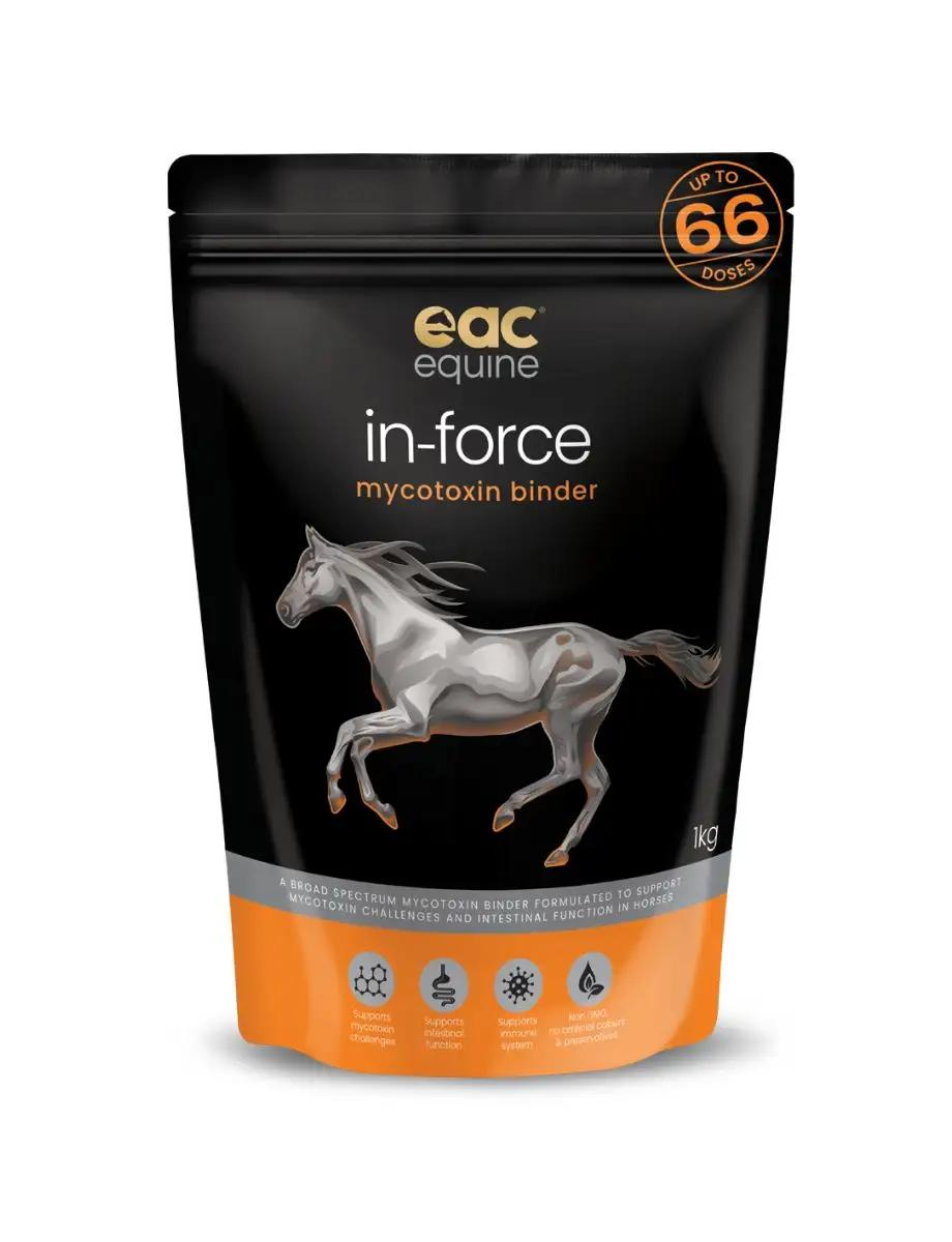 Eac Animal Care In-Force Broad Spectrum Mycotoxin Binder For Horses 1kg