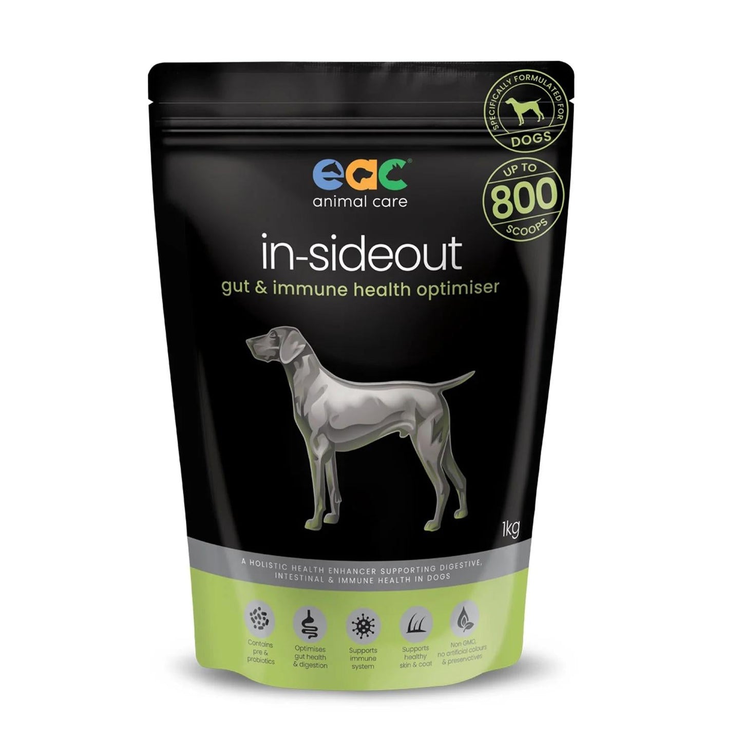 Eac Animal Care In-Sideout Gut & Immune Health Optimiser For Dogs 250g