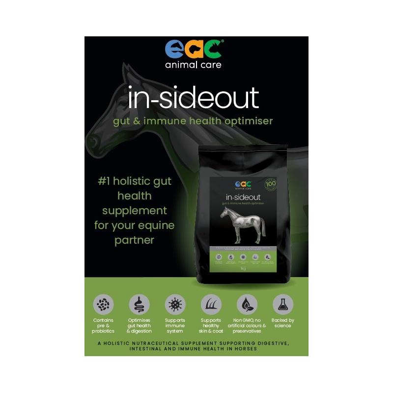 Eac Animal Care In-Sideout Gut & Immune Health Optimiser For Horses 400g