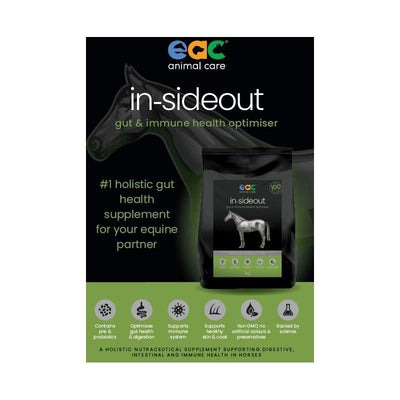 Eac Animal Care In-Sideout Gut & Immune Health Optimiser For Horses 400g