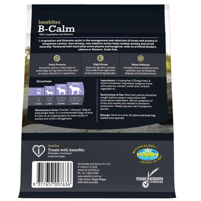 Vetafarm Lovebites B-Calm Chews 120 Chews