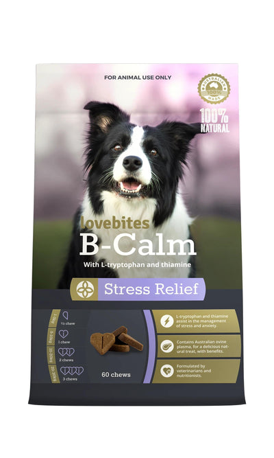 VETAFARM LOVEBITES B-CALM CHEWS 60 CHEWS